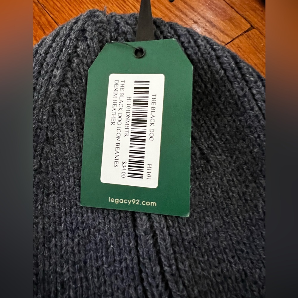 The Black Dog Denim Heather Beanie - Picture 5 of 6